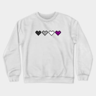 Asexual Hearts Crewneck Sweatshirt